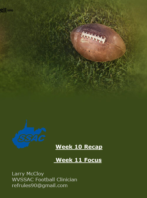 Week 10 Recap, Week 11 Focus